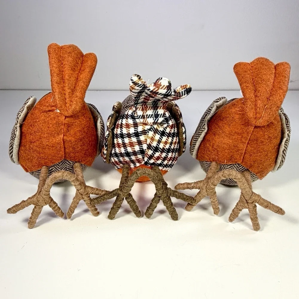 2015/2016 Target Spritz Fall Birds Sherlock & Herringbone Robin Set of 3 Rare